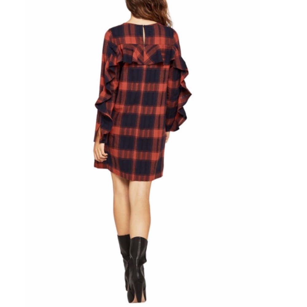 BCBGeneration Women's Ruffle Back Shift Dress - Picture 6 of 8